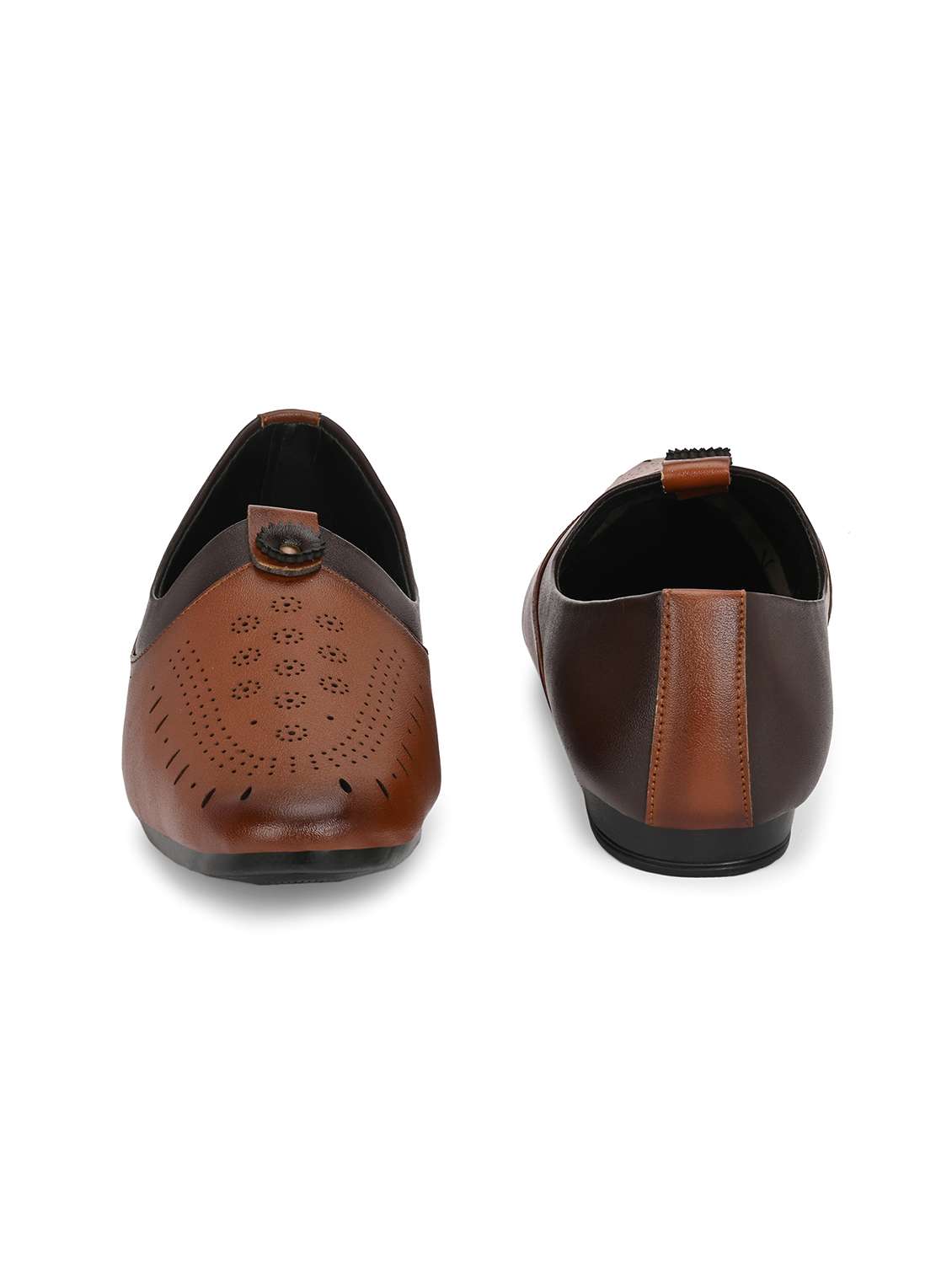 men tan slip on juti - 22107648 -  Standard Image - 4