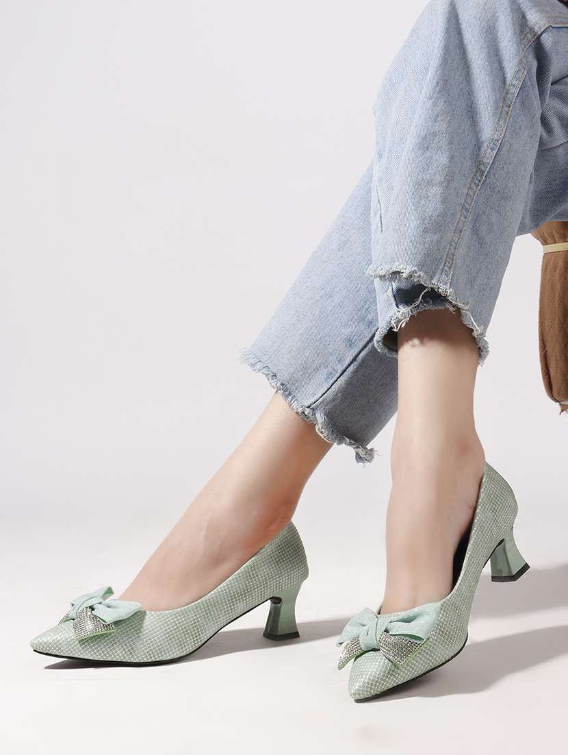 women green slip on pump - 22107655 -  Standard Image - 1
