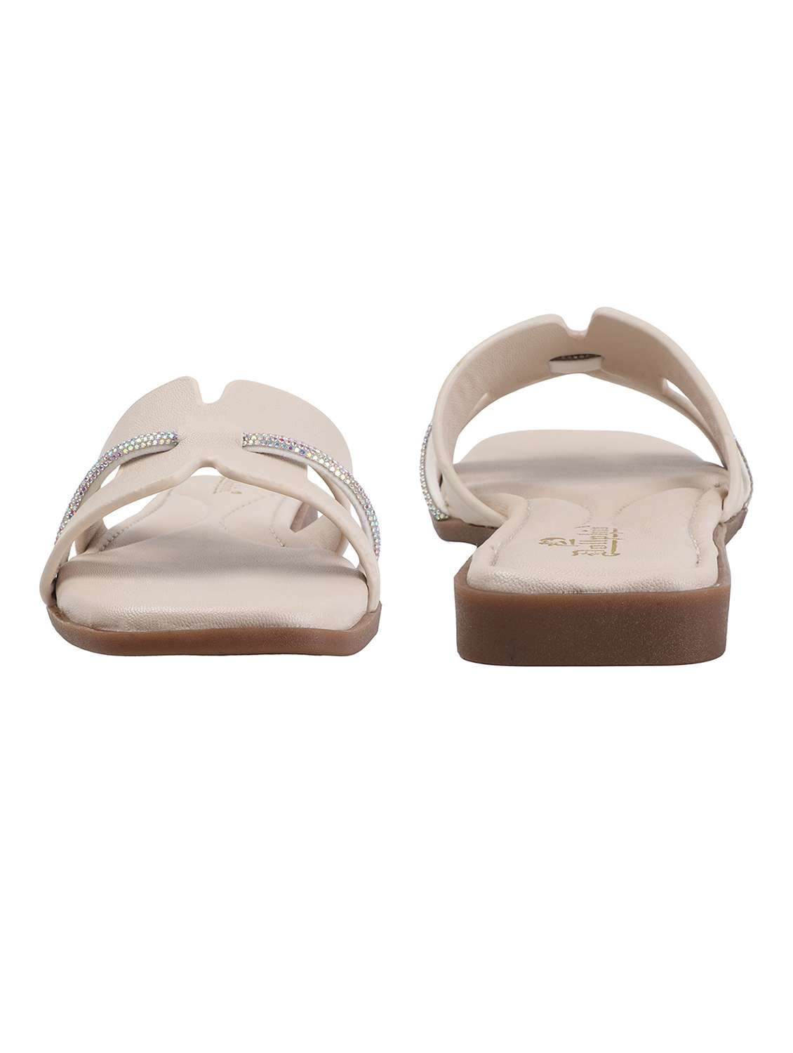 women solid slip on flat sandal - 22107659 - Standard Image - 4