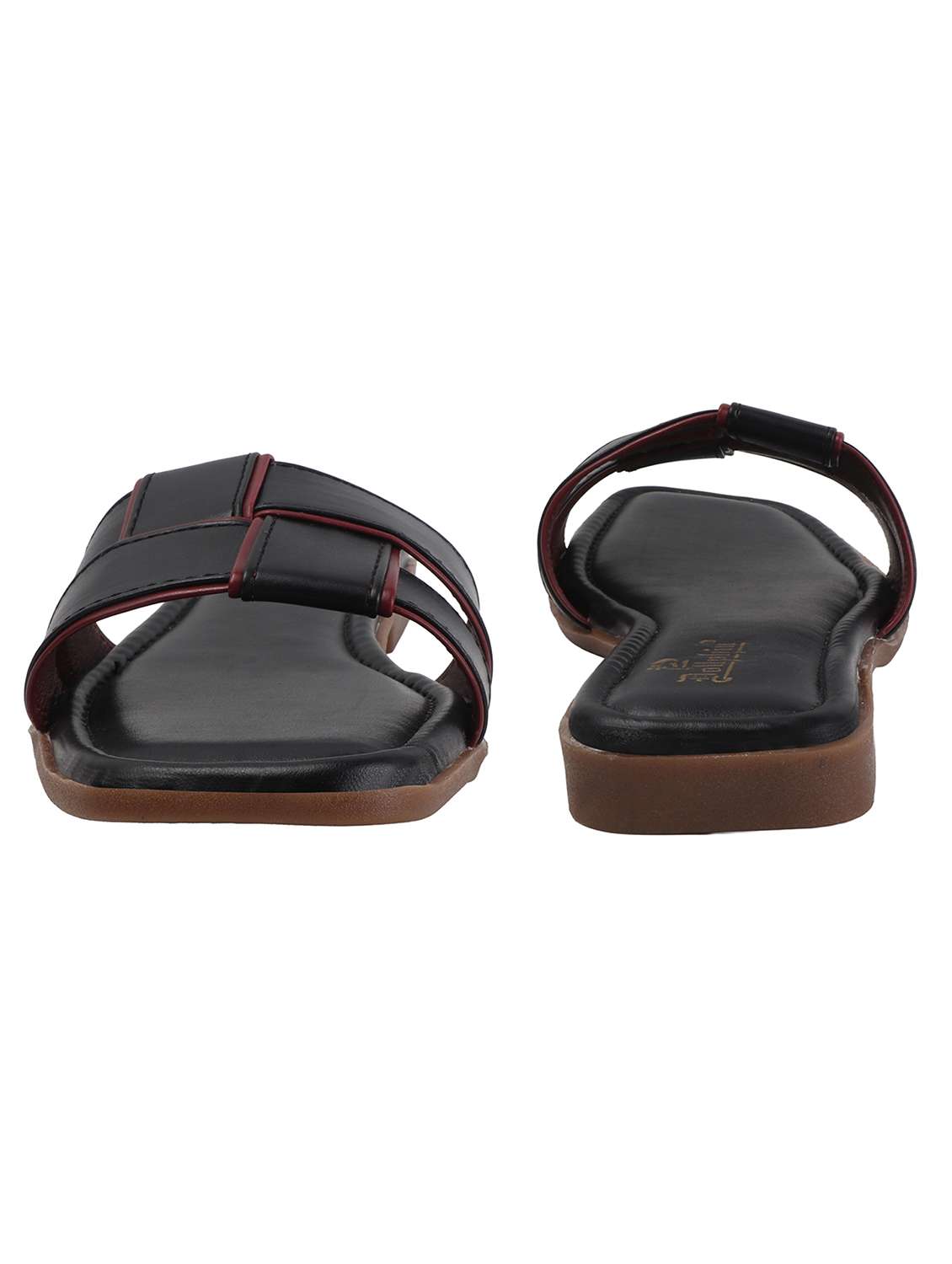 women solid slip on flat sandal - 22107662 - Standard Image - 4