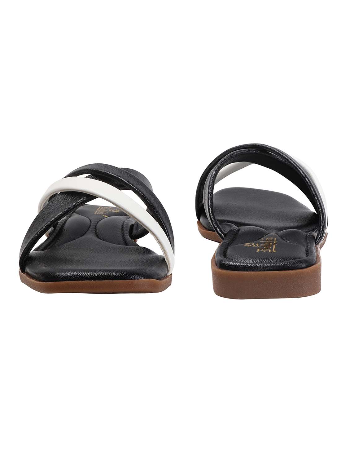 women solid slip on flat sandal - 22107665 - Standard Image - 4