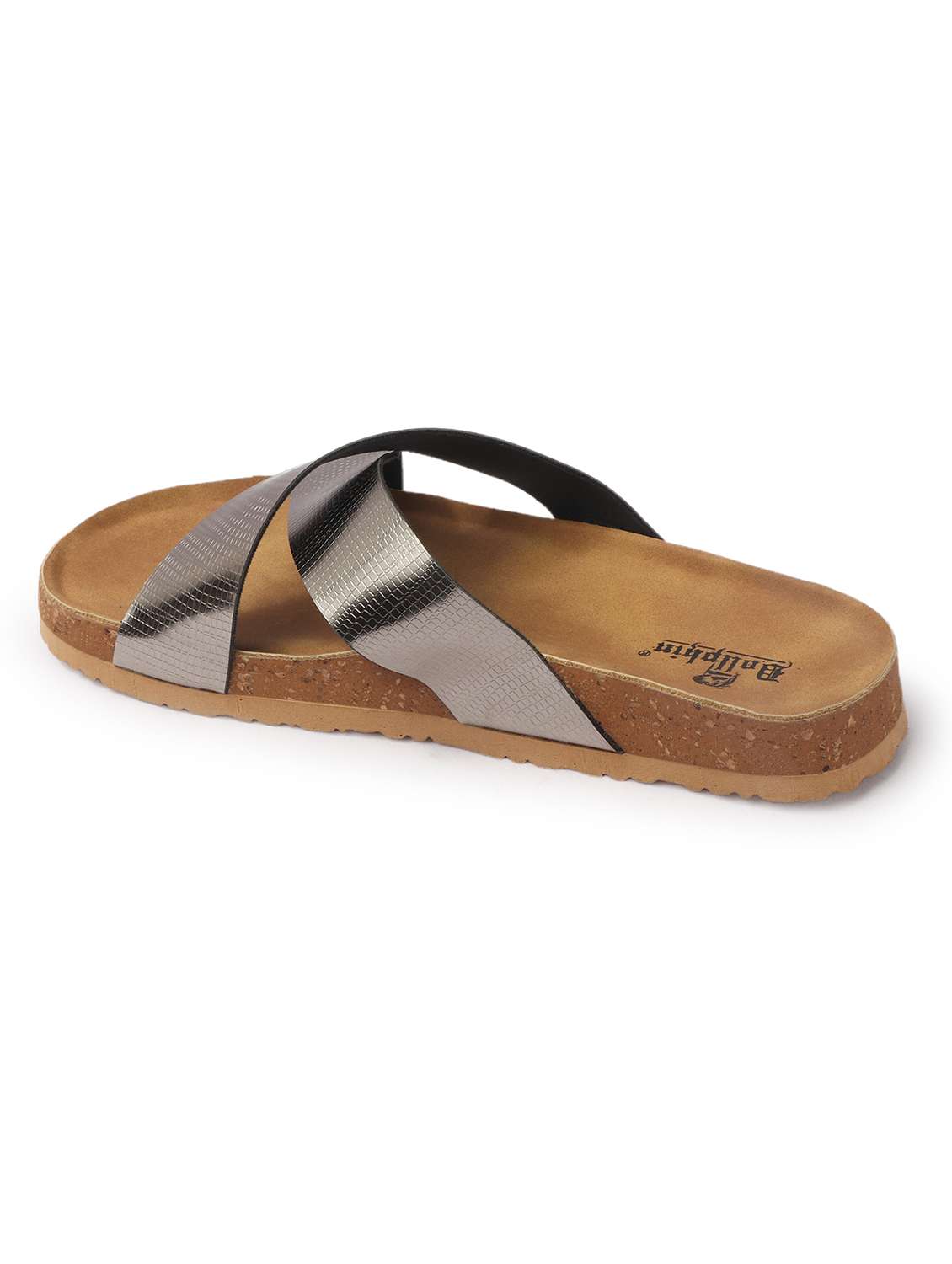 women solid slip on flat sandal - 22107672 - Standard Image - 4