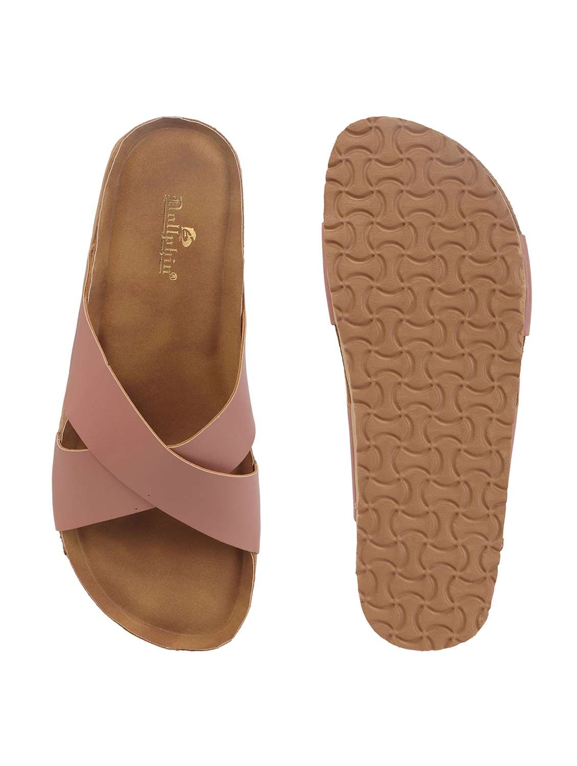 women solid slip on flat sandal - 22107675 -  Standard Image - 4
