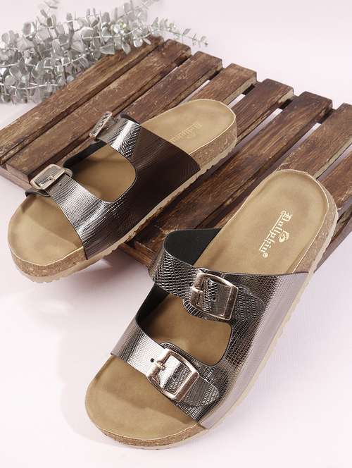 women solid slip on flat sandal - 22107678 - Standard Image - 0