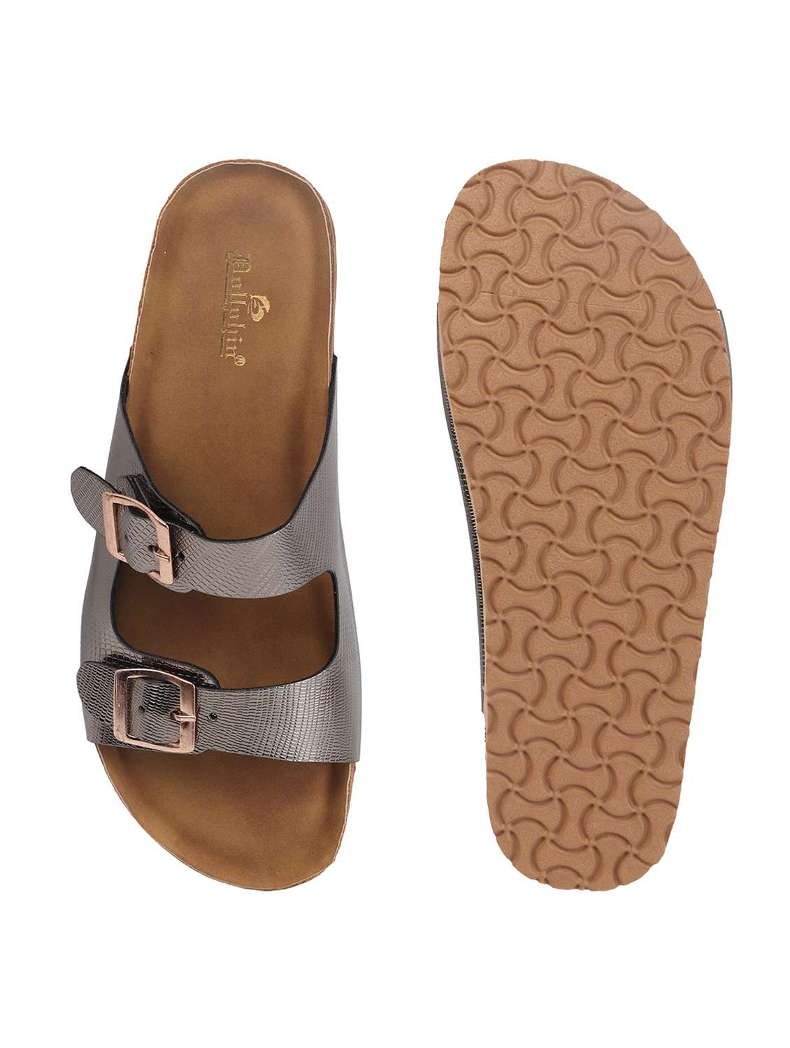 women solid slip on flat sandal - 22107678 - Standard Image - 4