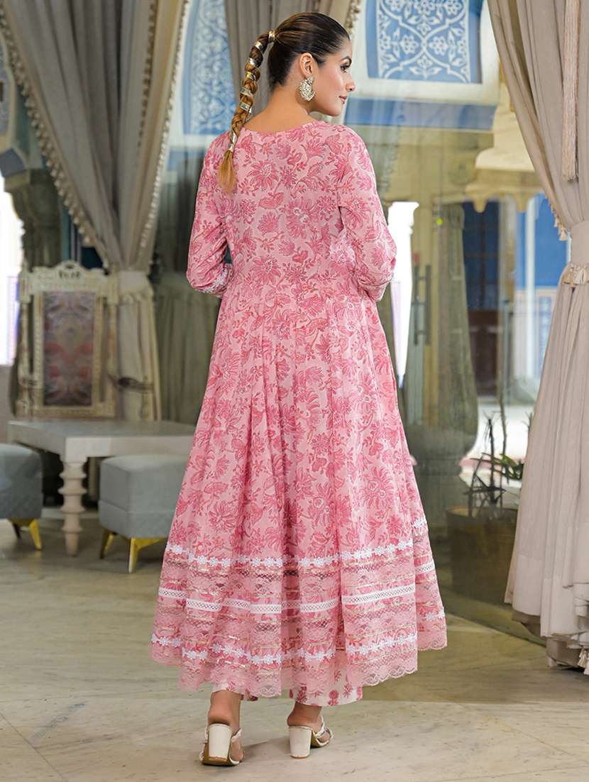 women floral long sleeve kurta pant with dupatta set - 22107710 -  Standard Image - 4