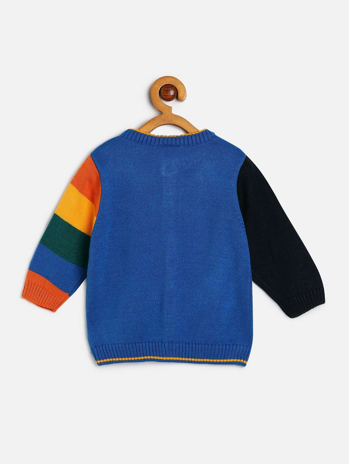 boys color blocked long sleeve sweater - 22107741 -  Standard Image - 1