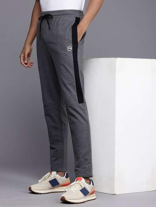 men side taped mid rise full length track pant - 22107764 - Standard Image - 0
