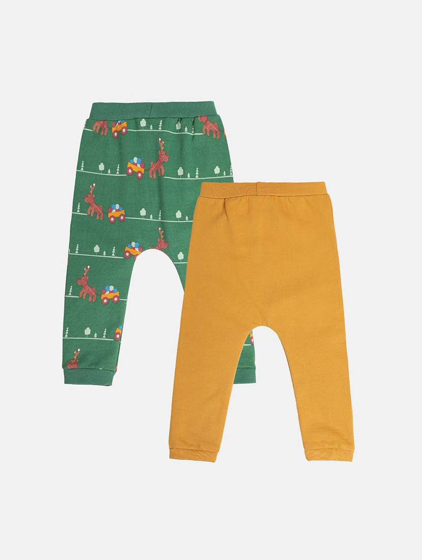 boys pack of 2 printed winterwear jogger - 22107952 -  Standard Image - 1