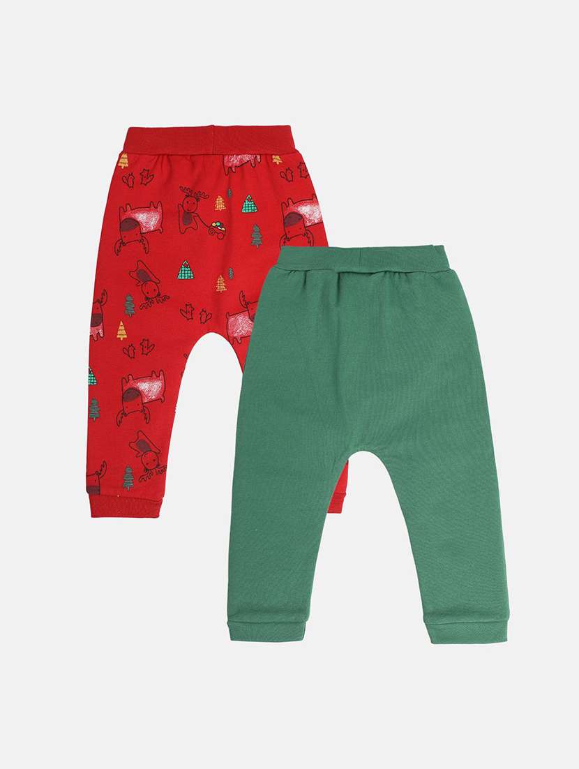 boys pack of 2 printed winterwear jogger - 22107953 -  Standard Image - 1