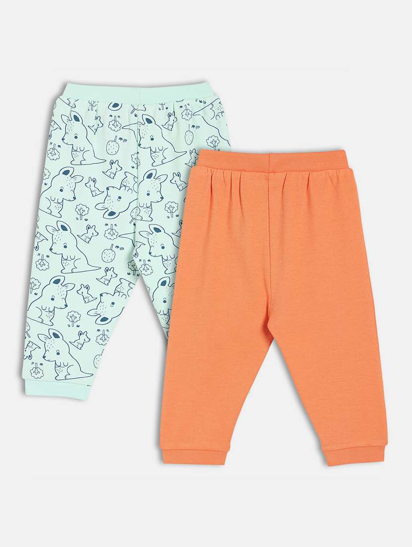 boys pack of 2 printed winterwear jogger - 22107958 -  Standard Image - 1