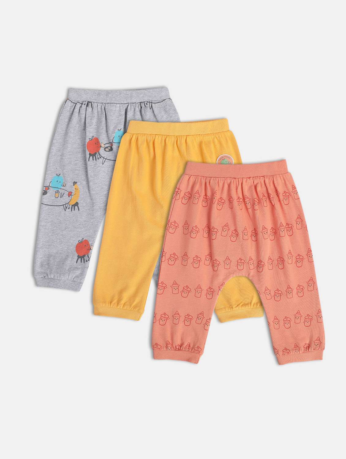 boys pack of 3 printed winterwear jogger