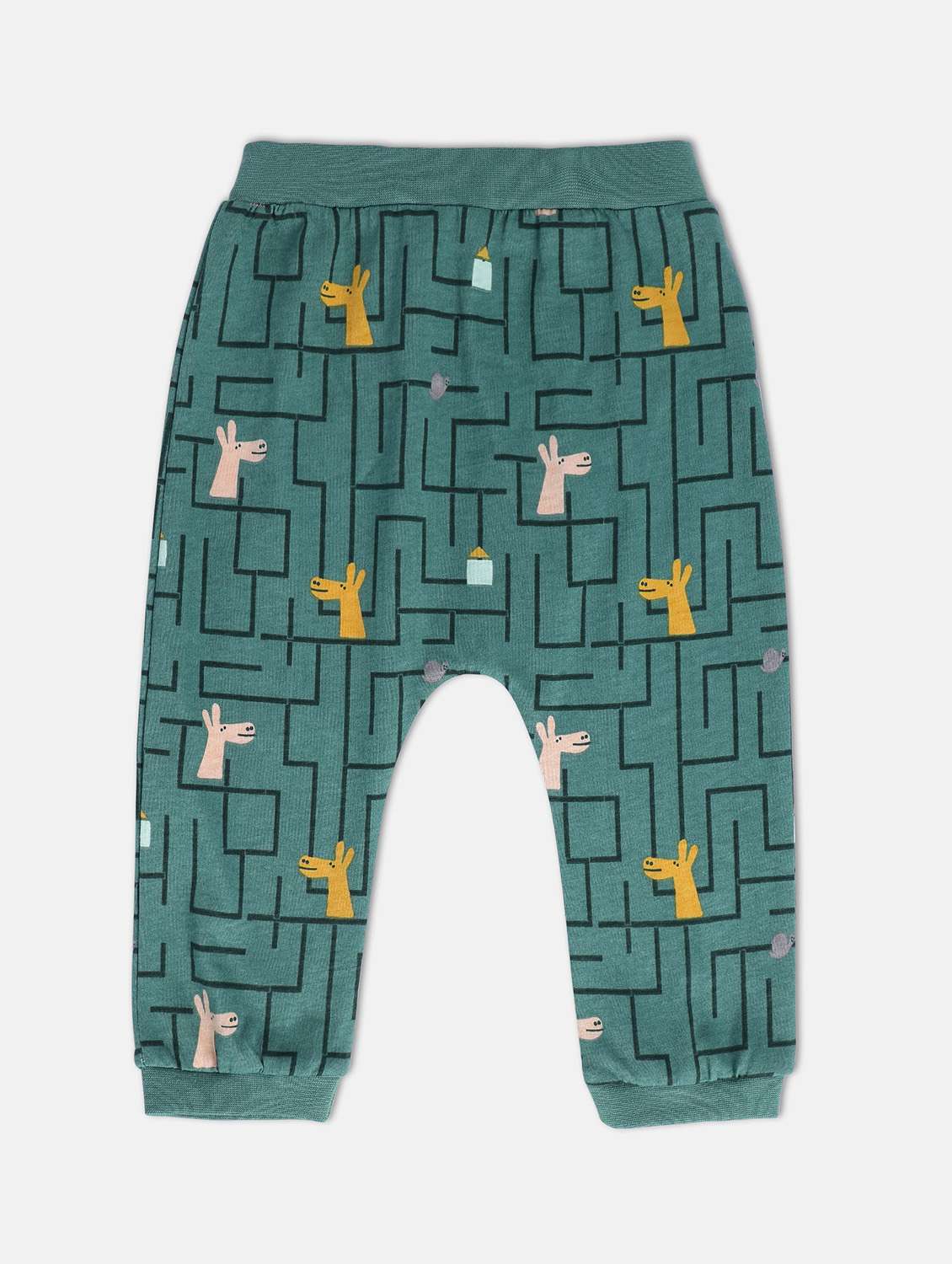 boys pack of 3 printed winterwear jogger - 22108014 -  Standard Image - 4