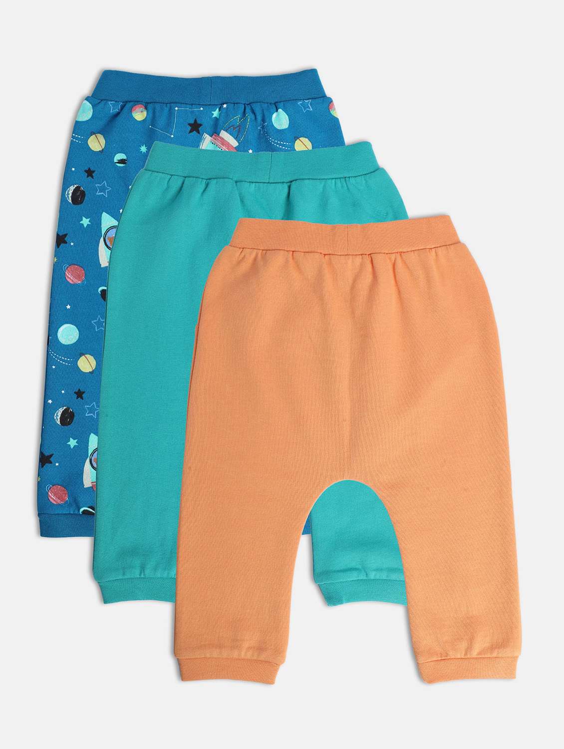 boys pack of 3 printed winterwear jogger - 22108019 -  Standard Image - 1