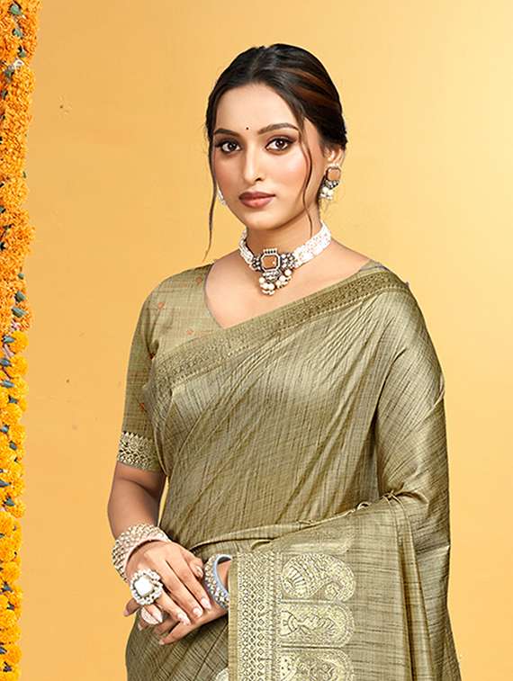 women self design assam silk saree with blouse - 22108065 -  Standard Image - 1