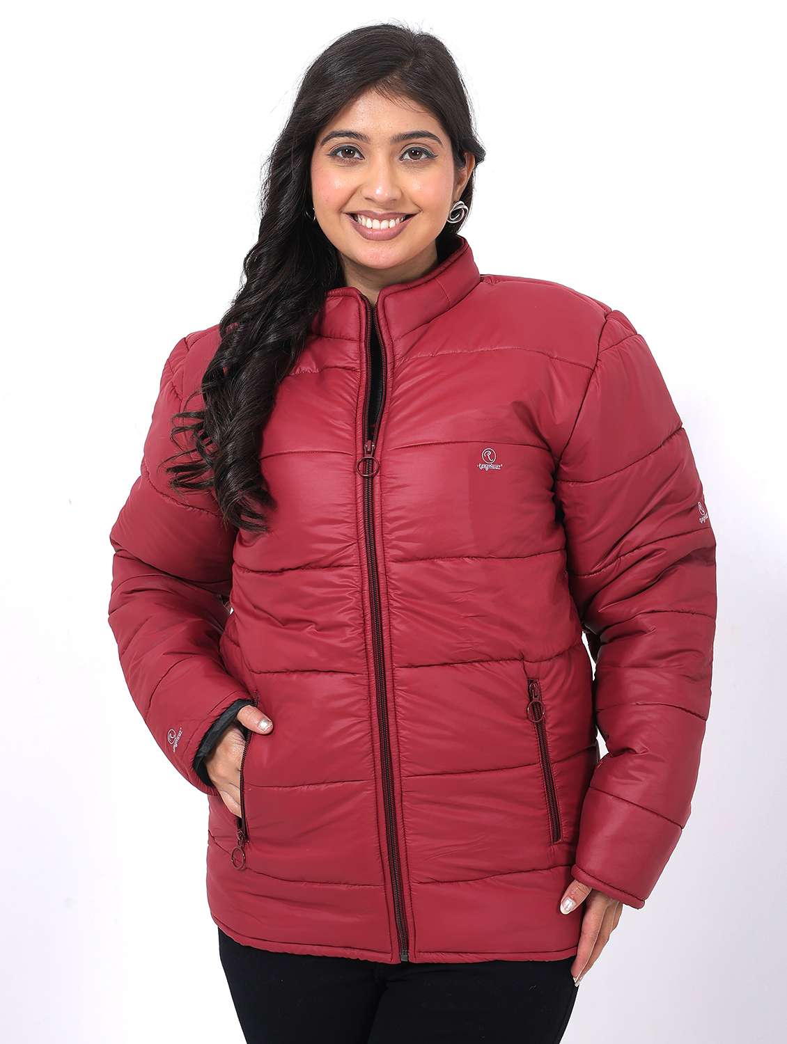 women printed long sleeve quilted jacket - 22108148 -  Standard Image - 1