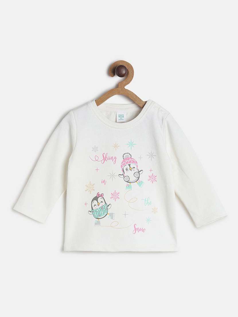 girls pack of 2 printed long sleeve tee - 22108153 -  Standard Image - 1