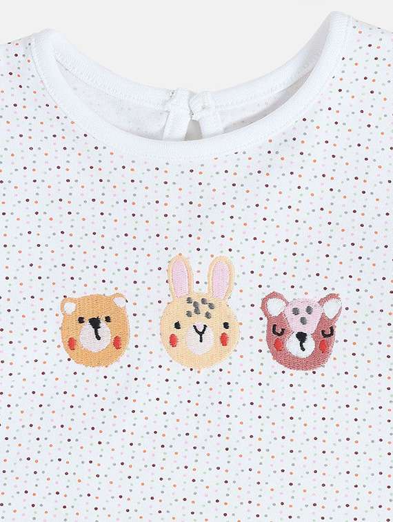 girls printed top & trouser co-ord set - 22108190 -  Standard Image - 4