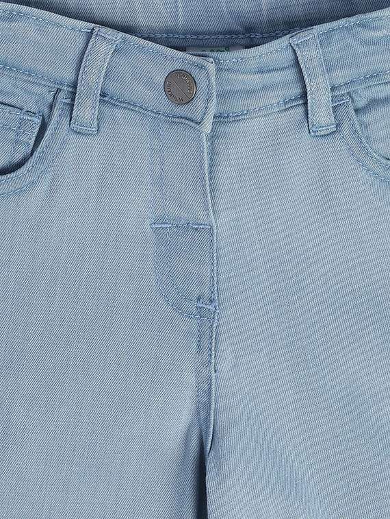 girls plain mid rise slim fit jeans - 22108254 -  Standard Image - 4