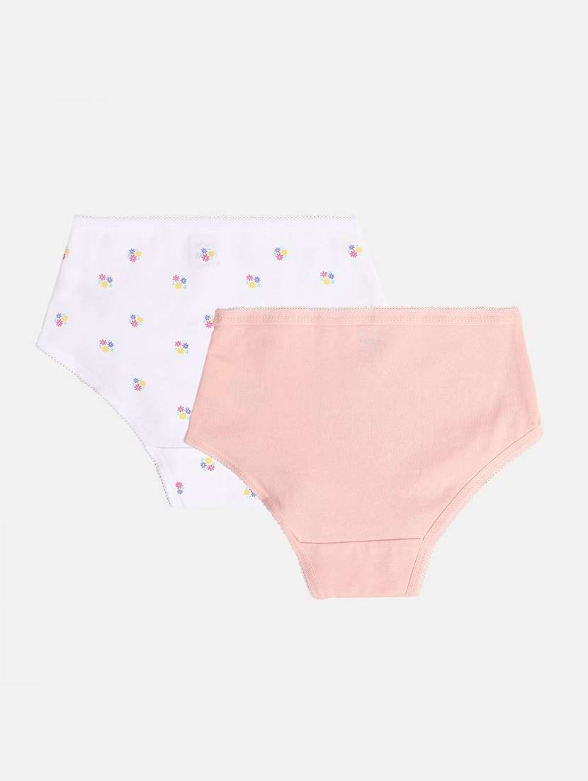 girls pack of 2 printed panties - 22108274 -  Standard Image - 1