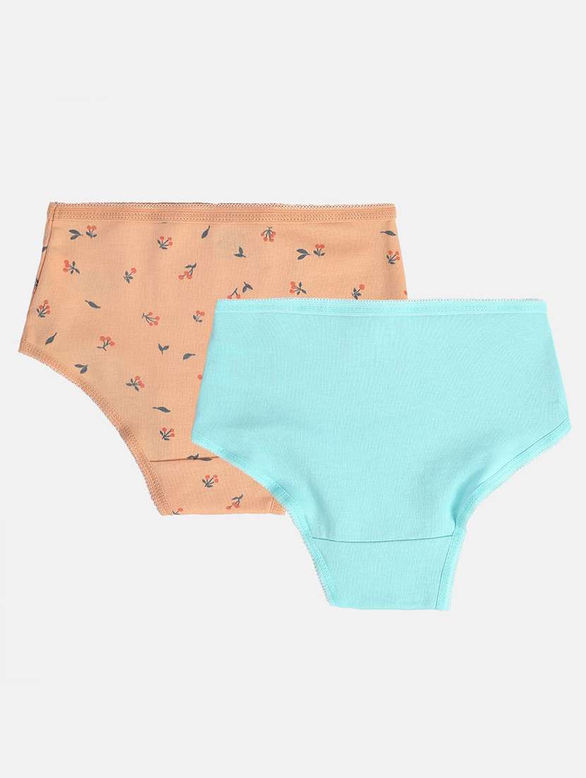 girls pack of 2 printed panty - 22108275 -  Standard Image - 1