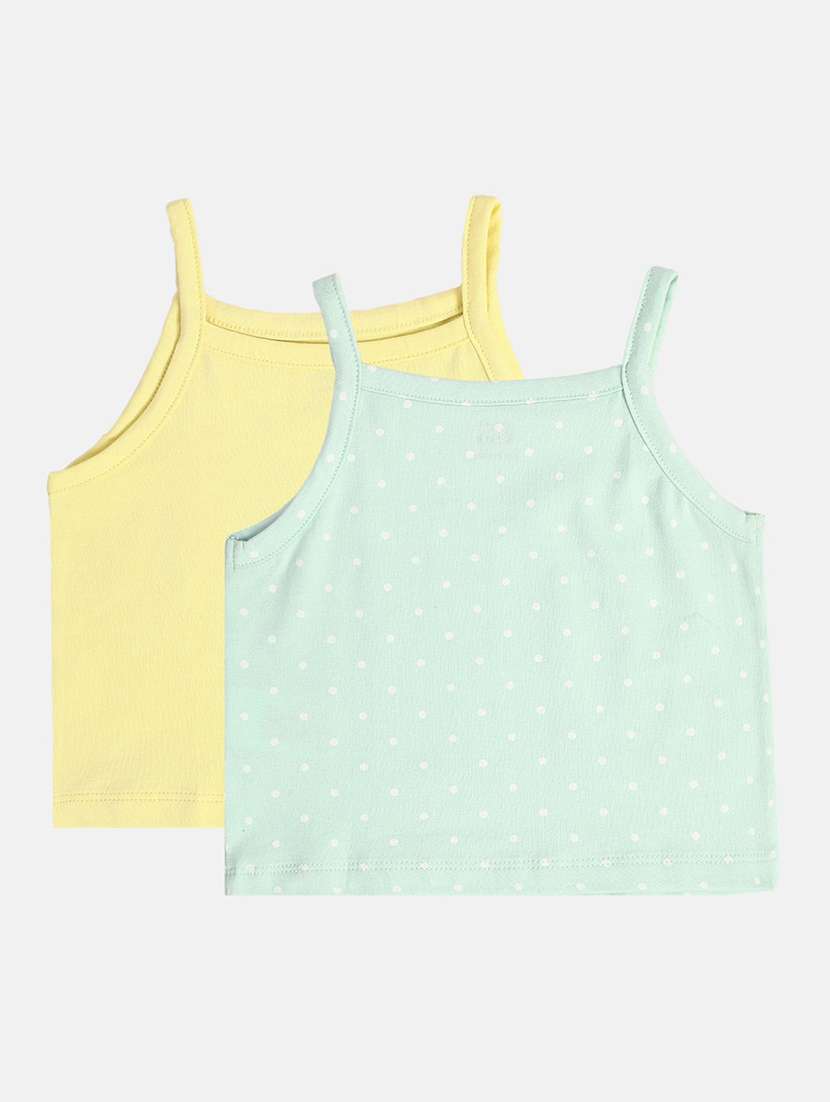 girls pack of 2 printed sleeveless slip - 22108281 -  Standard Image - 1