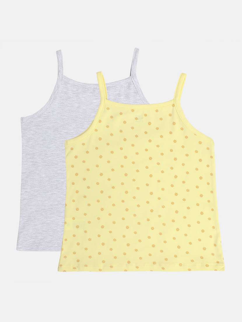 girls pack of 2 printed sleeveless slip - 22108284 -  Standard Image - 1