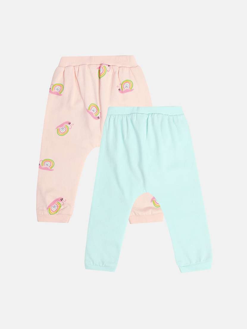 girls pack of 2 printed mid rise legging - 22108314 - Standard Image - 1