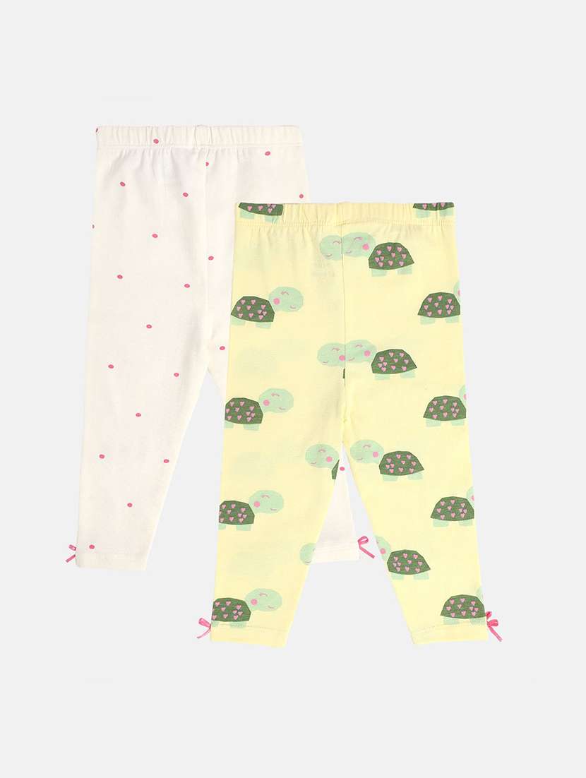 multi colored cotton legging - 22108315 - Standard Image - 1