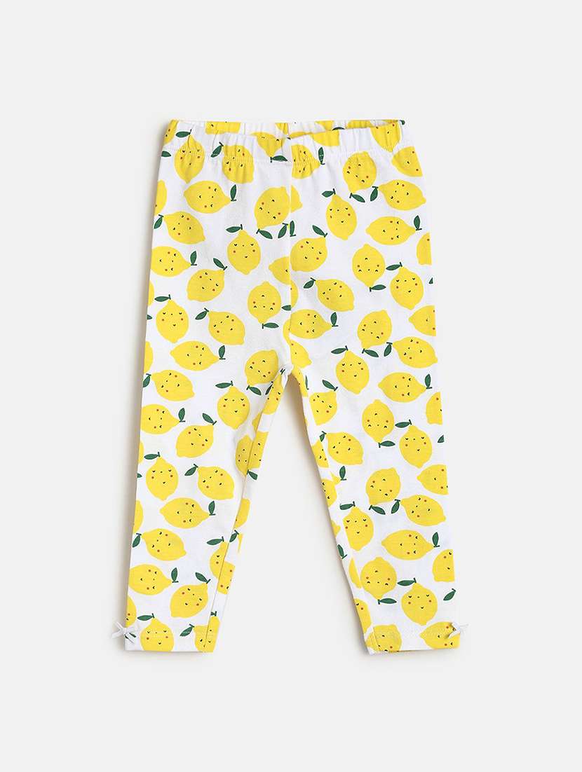 girls pack of 3 printed mid rise legging - 22108350 - Standard Image - 4