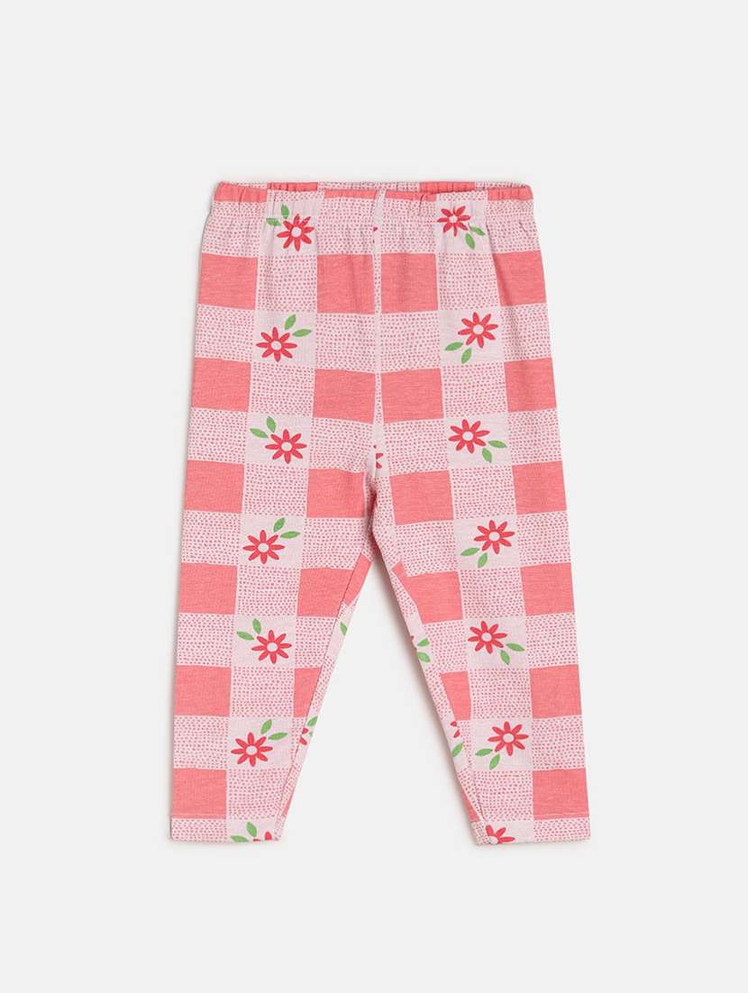 girls pack of 3 printed mid rise legging - 22108354 - Standard Image - 1