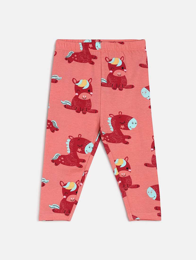 multi colored cotton legging - 22108358 - Standard Image - 1