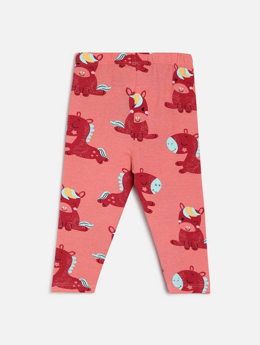 multi colored cotton legging - 22108358 - Standard Image - 4