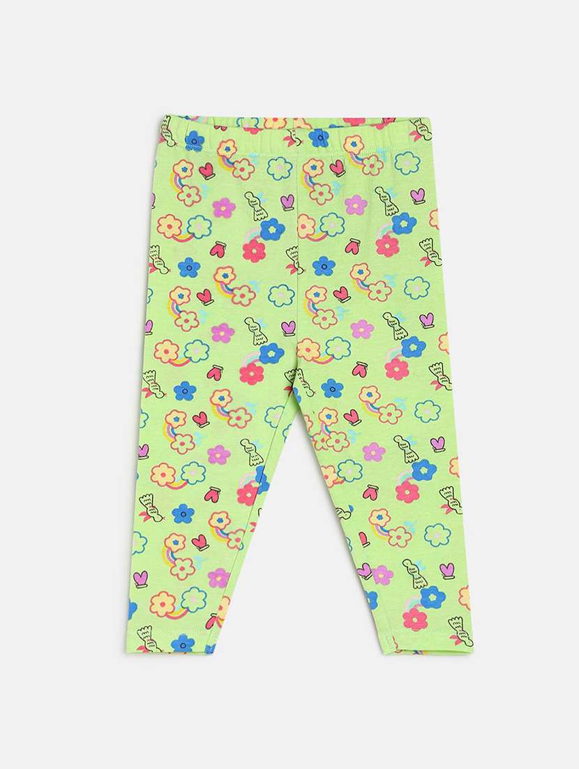 multi colored cotton legging - 22108360 - Standard Image - 1
