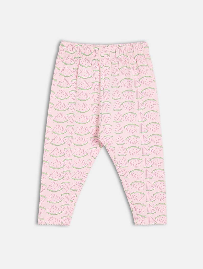 girls pack of 3 printed mid rise legging - 22108382 - Standard Image - 4