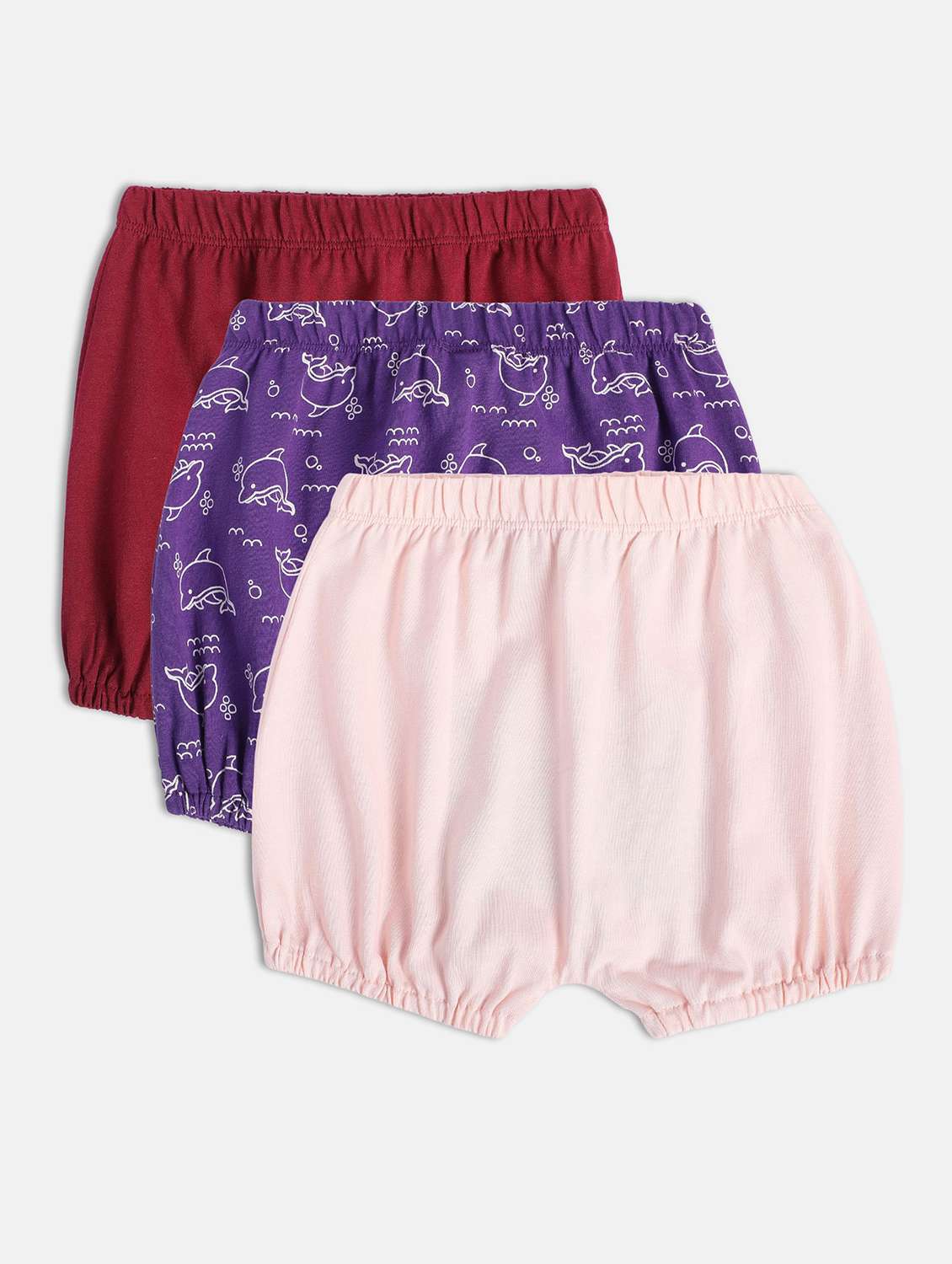 girls pack of 3 printed bloomer - 22108395 -  Standard Image - 1