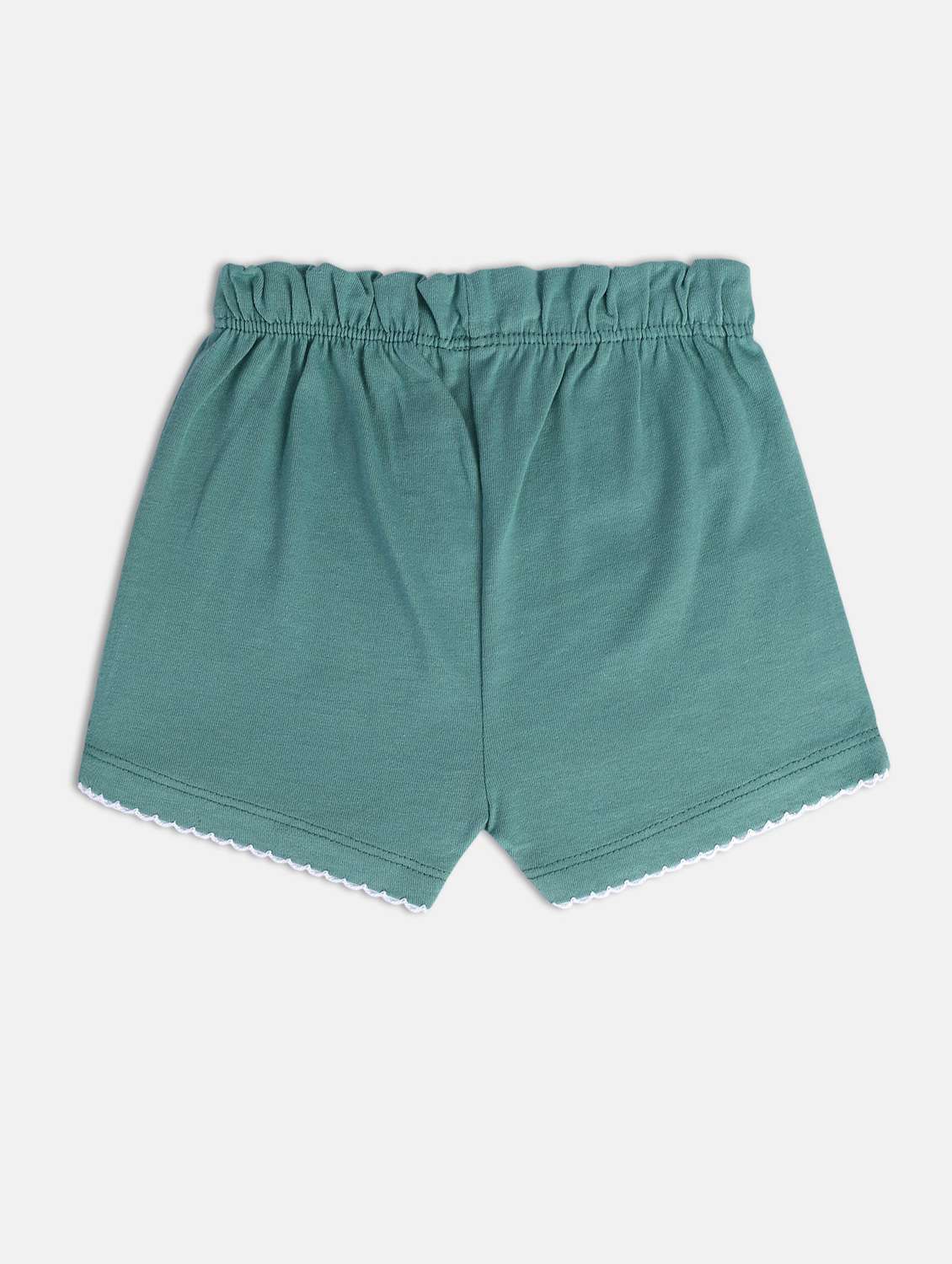 girls pack of 2 solid mid rise shorts - 22108440 -  Standard Image - 4