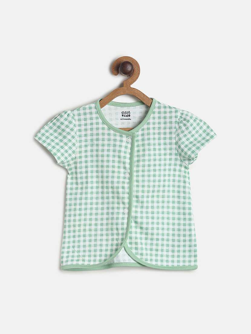 girls pack of 3 printed round neck top - 22108488 -  Standard Image - 1