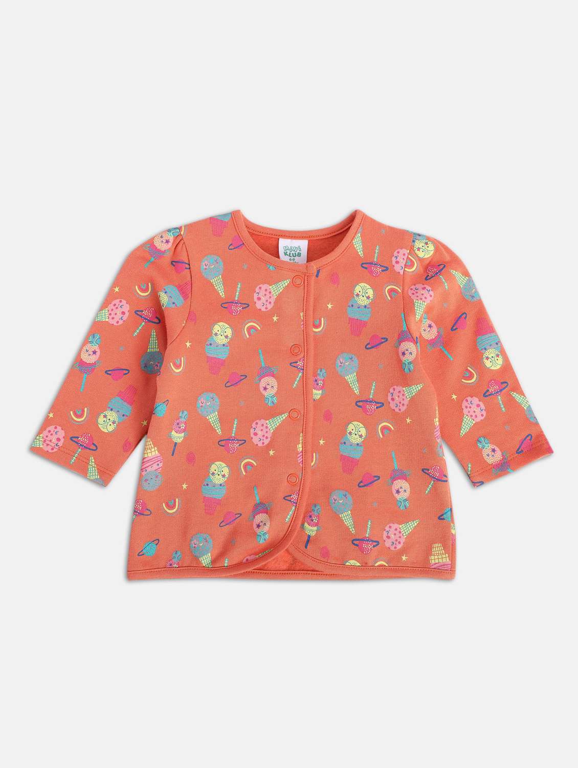 girls pack of 3 printed long sleeve top - 22108497 -  Standard Image - 4