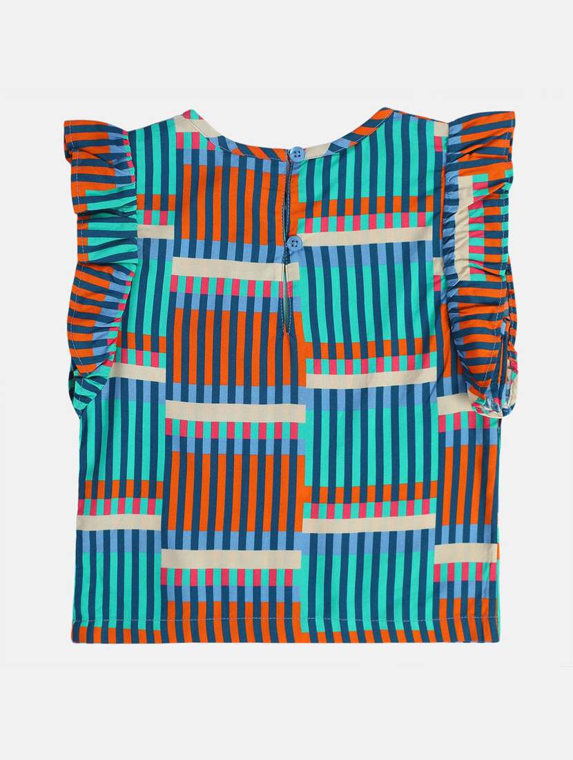 girls printed sleeveless top - 22108538 -  Standard Image - 1