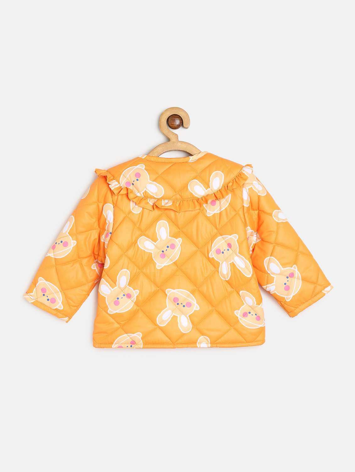 girls printed long sleeve quilted jacket - 22108593 -  Standard Image - 1