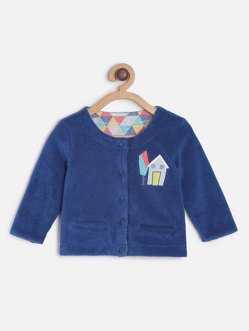 girls printed long sleeve reversible jacket - 22108599 -  Standard Image - 1