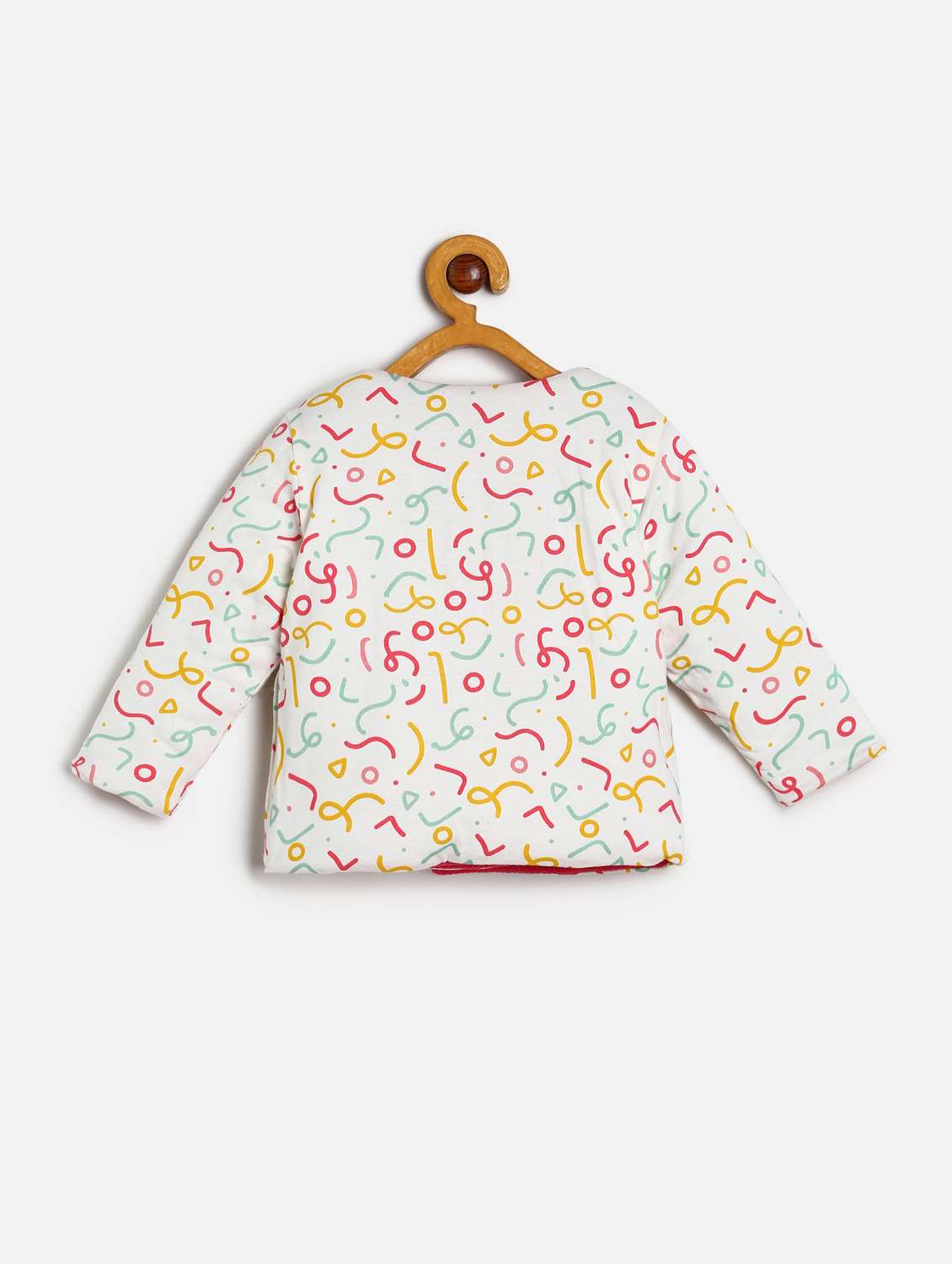 girls printed long sleeve reversible jacket - 22108606 -  Standard Image - 4