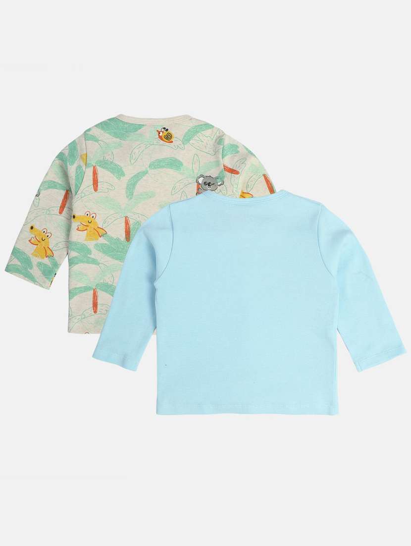 boys pack of 2 printed t-shirt - 22108664 -  Standard Image - 1