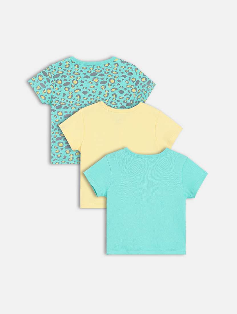 boys pack of 3 printed t-shirt - 22108673 - Standard Image - 1