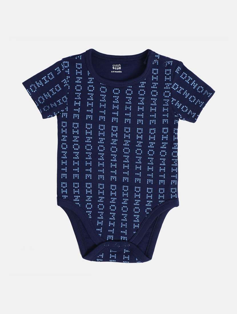 kids pack of 3 printed short sleeve romper - 22108733 -  Standard Image - 4