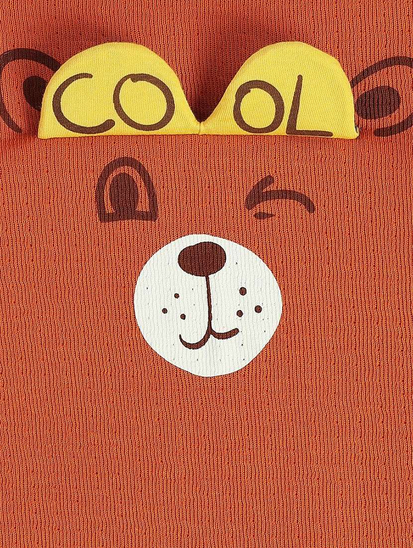 kids printed round neck romper - 22108785 -  Standard Image - 4