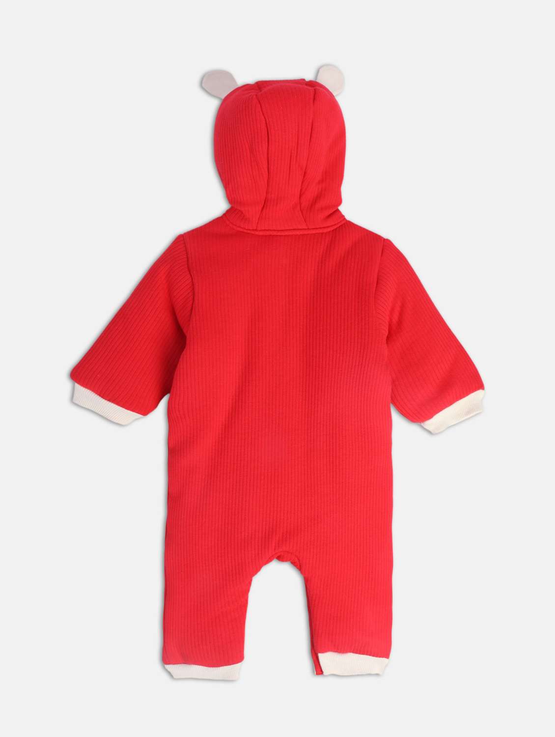 kids solid long sleeve hooded romper - 22108810 -  Standard Image - 1