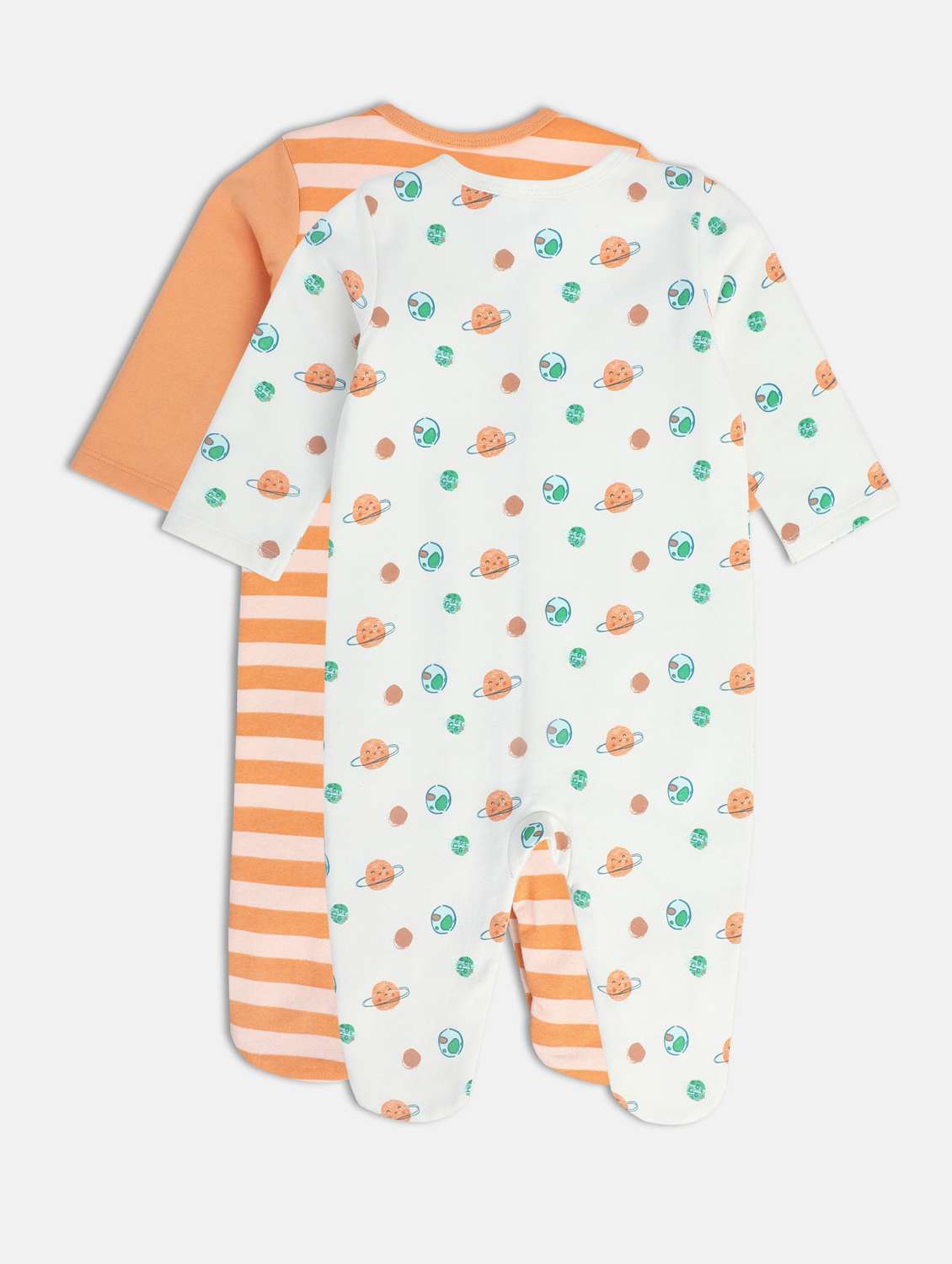 kids pack of 2 printed onesies - 22108843 -  Standard Image - 1
