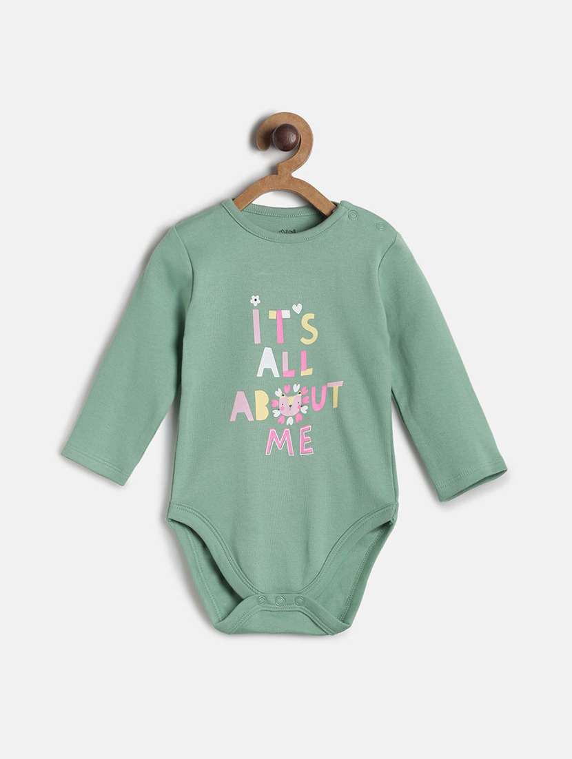 kids pack of 3 printed long sleeve onesies - 22108875 -  Standard Image - 1